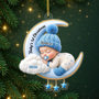 TinyMiracleArrived_PersonalisedGiftAcrylicOrnamentForNewborn