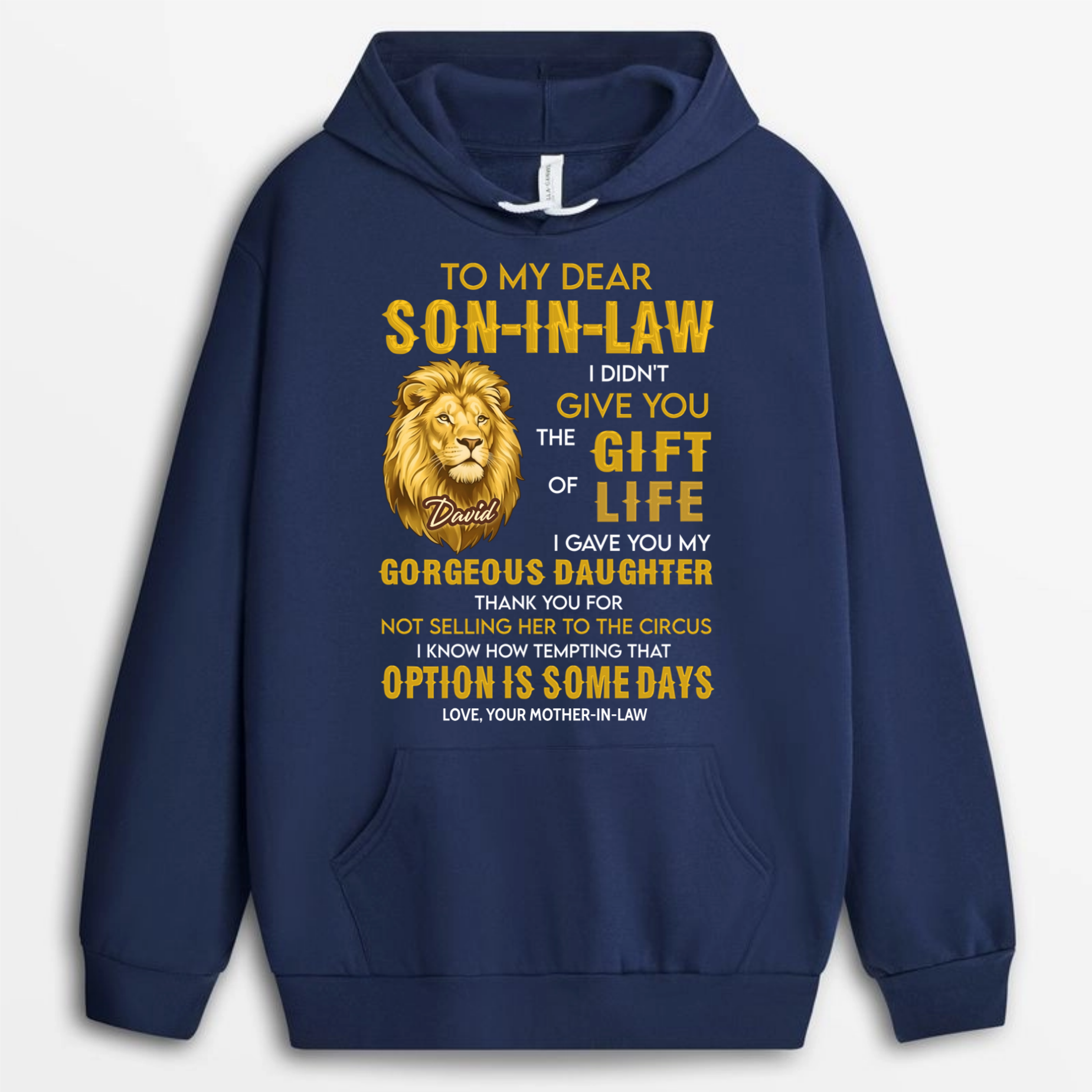 ToMyDearSon In LawLion_PersonalisedGiftT ShirtForSon In Law_1