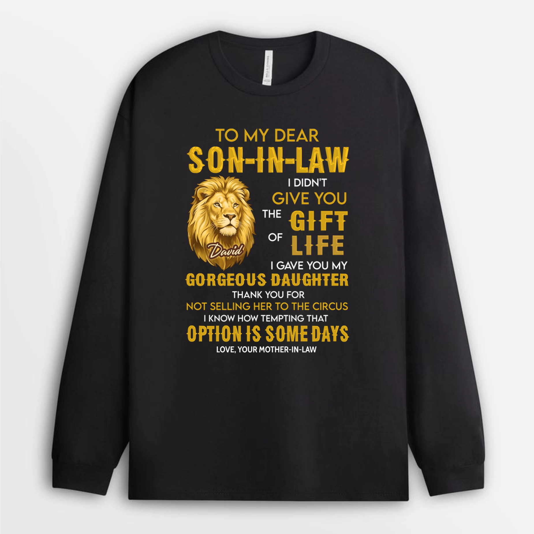 ToMyDearSon In LawLion_PersonalisedGiftT ShirtForSon In Law_3_d9f71896 2d1b 48b6 882b 14c76a197b9d