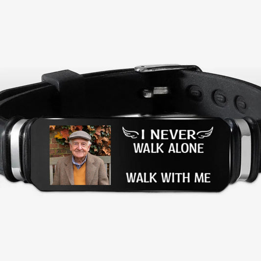 You_Never_Walk_Alone_Memorial_Photo_Personalised_Gift_Engraved_Bracelet_For_Mum_Dad_Grandma_Grandad_Loved_One