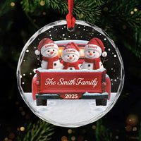 giftera Personalised_Glass_Snowman_Christmas_Ornament_for_Family
